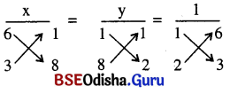 BSE Odisha 10th Class Maths Solutions Algebra Chapter 1 ସରଳ ସହସମୀକରଣ Ex 1(b) -10