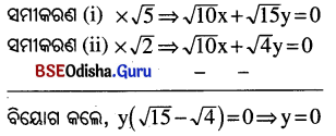 BSE Odisha 10th Class Maths Solutions Algebra Chapter 1 ସରଳ ସହସମୀକରଣ Ex 1(b) -6