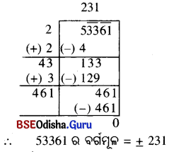 BSE Odisha 8th Class Maths Solutions Algebra Chapter 6 ବର୍ଗ-ବର୍ଗମୂଳ ଏବଂ ଘନ-ଘନମୂଳ Ex 6(c) - 14