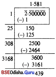 BSE Odisha 8th Class Maths Solutions Algebra Chapter 6 ବର୍ଗ-ବର୍ଗମୂଳ ଏବଂ ଘନ-ଘନମୂଳ Ex 6(c) - 23