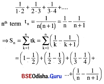 CHSE Odisha Class 11 Math Solutions Chapter 10 Sequences and Series Ex 10(a) 12