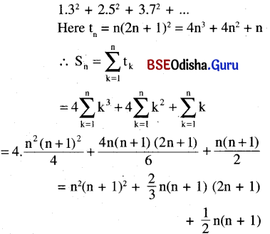 CHSE Odisha Class 11 Math Solutions Chapter 10 Sequences and Series Ex 10(a) 27