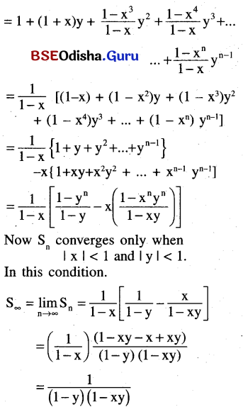 CHSE Odisha Class 11 Math Solutions Chapter 10 Sequences and Series Ex 10(a) 7