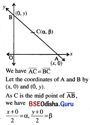 CHSE Odisha Class 11 Math Solutions Chapter 11 Straight Lines Ex 11(b) 10