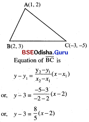 CHSE Odisha Class 11 Math Solutions Chapter 11 Straight Lines Ex 11(b) 17
