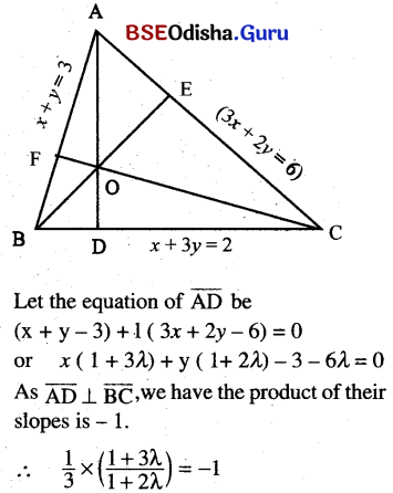CHSE Odisha Class 11 Math Solutions Chapter 11 Straight Lines Ex 11(b) 45