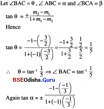 CHSE Odisha Class 11 Math Solutions Chapter 11 Straight Lines Ex 11(b) 46