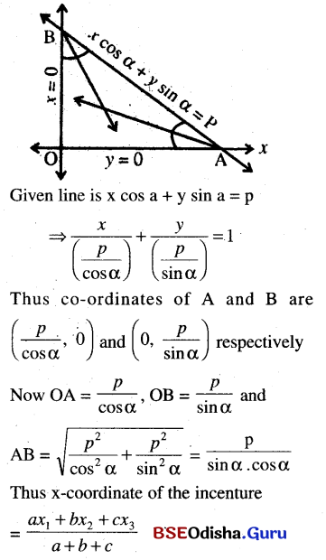CHSE Odisha Class 11 Math Solutions Chapter 11 Straight Lines Ex 11(b) 53