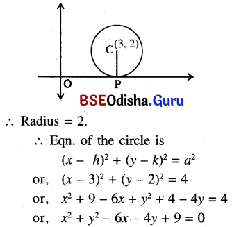 CHSE Odisha Class 11 Math Solutions Chapter 12 Conic Sections Ex 12(a) 1