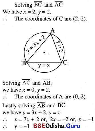 CHSE Odisha Class 11 Math Solutions Chapter 12 Conic Sections Ex 12(a) 23
