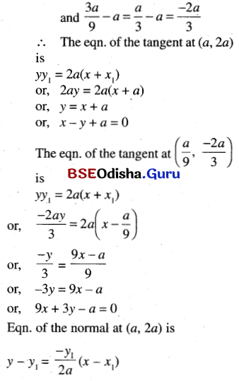 CHSE Odisha Class 11 Math Solutions Chapter 12 Conic Sections Ex 12(b) 37