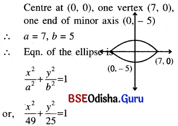 CHSE Odisha Class 11 Math Solutions Chapter 12 Conic Sections Ex 12(b) 8