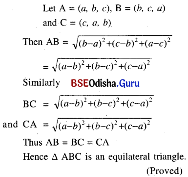 CHSE Odisha Class 11 Math Solutions Chapter 13 Introduction To Three Dimensional Geometry Ex 13 1