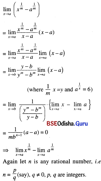 CHSE Odisha Class 11 Math Solutions Chapter 14 Limit and Differentiation Ex 14(b) 4