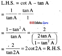 CHSE Odisha Class 11 Math Solutions Chapter 4 Trigonometric Functions Ex 4(b) 12