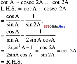 CHSE Odisha Class 11 Math Solutions Chapter 4 Trigonometric Functions Ex 4(b) 13