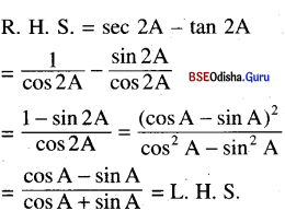 CHSE Odisha Class 11 Math Solutions Chapter 4 Trigonometric Functions Ex 4(b) 14