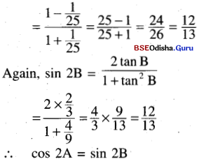 CHSE Odisha Class 11 Math Solutions Chapter 4 Trigonometric Functions Ex 4(b) 24