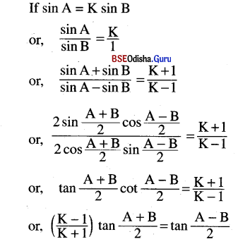 CHSE Odisha Class 11 Math Solutions Chapter 4 Trigonometric Functions Ex 4(b) 59
