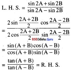 CHSE Odisha Class 11 Math Solutions Chapter 4 Trigonometric Functions Ex 4(b) 9