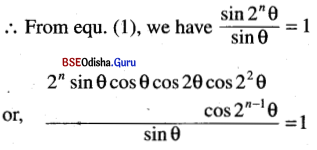 CHSE Odisha Class 11 Math Solutions Chapter 4 Trigonometric Functions Ex 4(b) 96