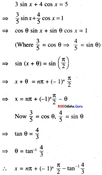 CHSE Odisha Class 11 Math Solutions Chapter 4 Trigonometric Functions Ex 4(c) 7