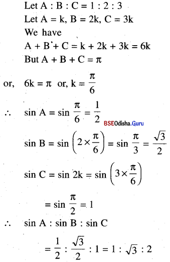 CHSE Odisha Class 11 Math Solutions Chapter 4 Trigonometric Functions Ex 4(d) 2