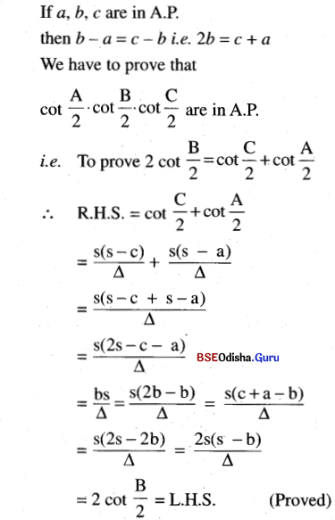 CHSE Odisha Class 11 Math Solutions Chapter 4 Trigonometric Functions Ex 4(d) 44