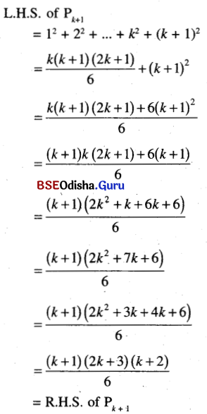 CHSE Odisha Class 11 Math Solutions Chapter 5 Principles Of Mathematical Induction Ex 5 1