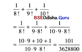 CHSE Odisha Class 11 Math Solutions Chapter 8 Permutations and Combinations Ex 8(b)