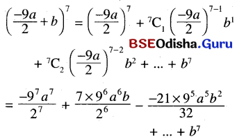 CHSE Odisha Class 11 Math Solutions Chapter 9 Binomial Theorem Ex 9(a) 3