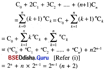 CHSE Odisha Class 11 Math Solutions Chapter 9 Binomial Theorem Ex 9(b) 1