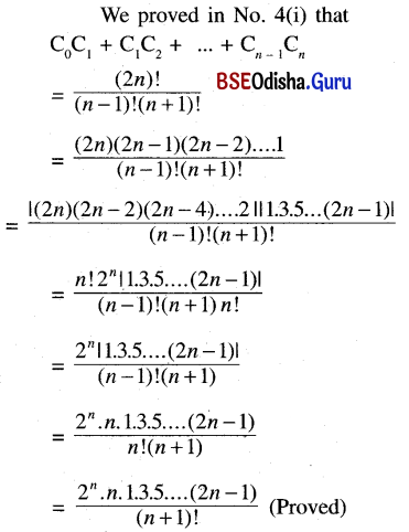 CHSE Odisha Class 11 Math Solutions Chapter 9 Binomial Theorem Ex 9(b) 16