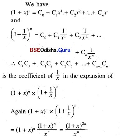 CHSE Odisha Class 11 Math Solutions Chapter 9 Binomial Theorem Ex 9(b) 3