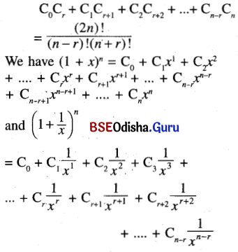 CHSE Odisha Class 11 Math Solutions Chapter 9 Binomial Theorem Ex 9(b) 5
