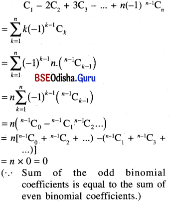 CHSE Odisha Class 11 Math Solutions Chapter 9 Binomial Theorem Ex 9(b) 9