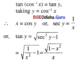 CHSE Odisha Class 12 Math Solutions Chapter 2 Inverse Trigonometric Functions Ex 2 Q.3(4)