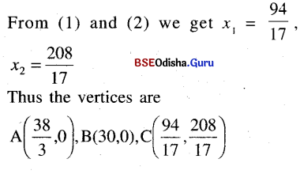 CHSE Odisha Class 12 Math Solutions Chapter 3 Linear Programming Ex 3(b) Q.9.1