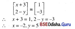 CHSE Odisha Class 12 Math Solutions Chapter 4 Matrices Ex 4(a) Q.12(2)