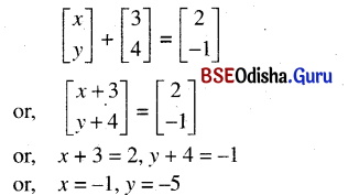 CHSE Odisha Class 12 Math Solutions Chapter 4 Matrices Ex 4(a) Q.12(4)
