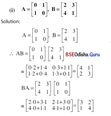 CHSE Odisha Class 12 Math Solutions Chapter 4 Matrices Ex 4(a) Q.23
