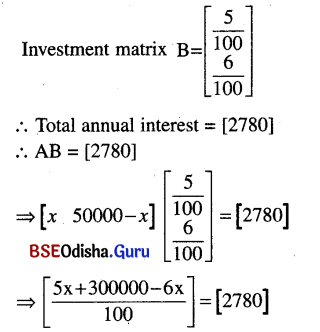CHSE Odisha Class 12 Math Solutions Chapter 4 Matrices Ex 4(a) Q.44