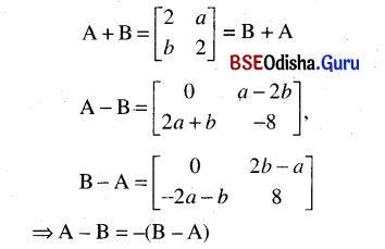 CHSE Odisha Class 12 Math Solutions Chapter 4 Matrices Ex 4(a) Q.5(4)