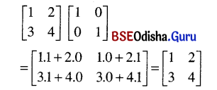 CHSE Odisha Class 12 Math Solutions Chapter 4 Matrices Ex 4(a) Q.9(1)