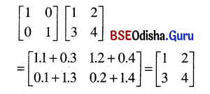 CHSE Odisha Class 12 Math Solutions Chapter 4 Matrices Ex 4(a) Q.9(2)