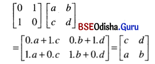 CHSE Odisha Class 12 Math Solutions Chapter 4 Matrices Ex 4(a) Q.9(6)