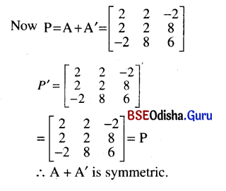 CHSE Odisha Class 12 Math Solutions Chapter 4 Matrices Ex 4(b) Q.5