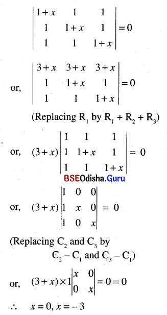 CHSE Odisha Class 12 Math Solutions Chapter 5 Determinants Ex 5(a) Q.4(6)