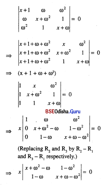 CHSE Odisha Class 12 Math Solutions Chapter 5 Determinants Ex 5(a) Q.4(8)