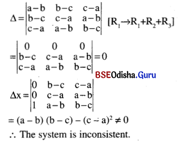 CHSE Odisha Class 12 Math Solutions Chapter 5 Determinants Ex 5(b) Q.2